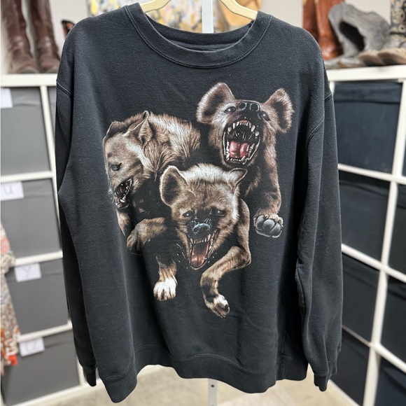 The Hundreds Other - RARE The Hundreds Attacking Hyena Crew Neck Sweatshirt Limited Edition